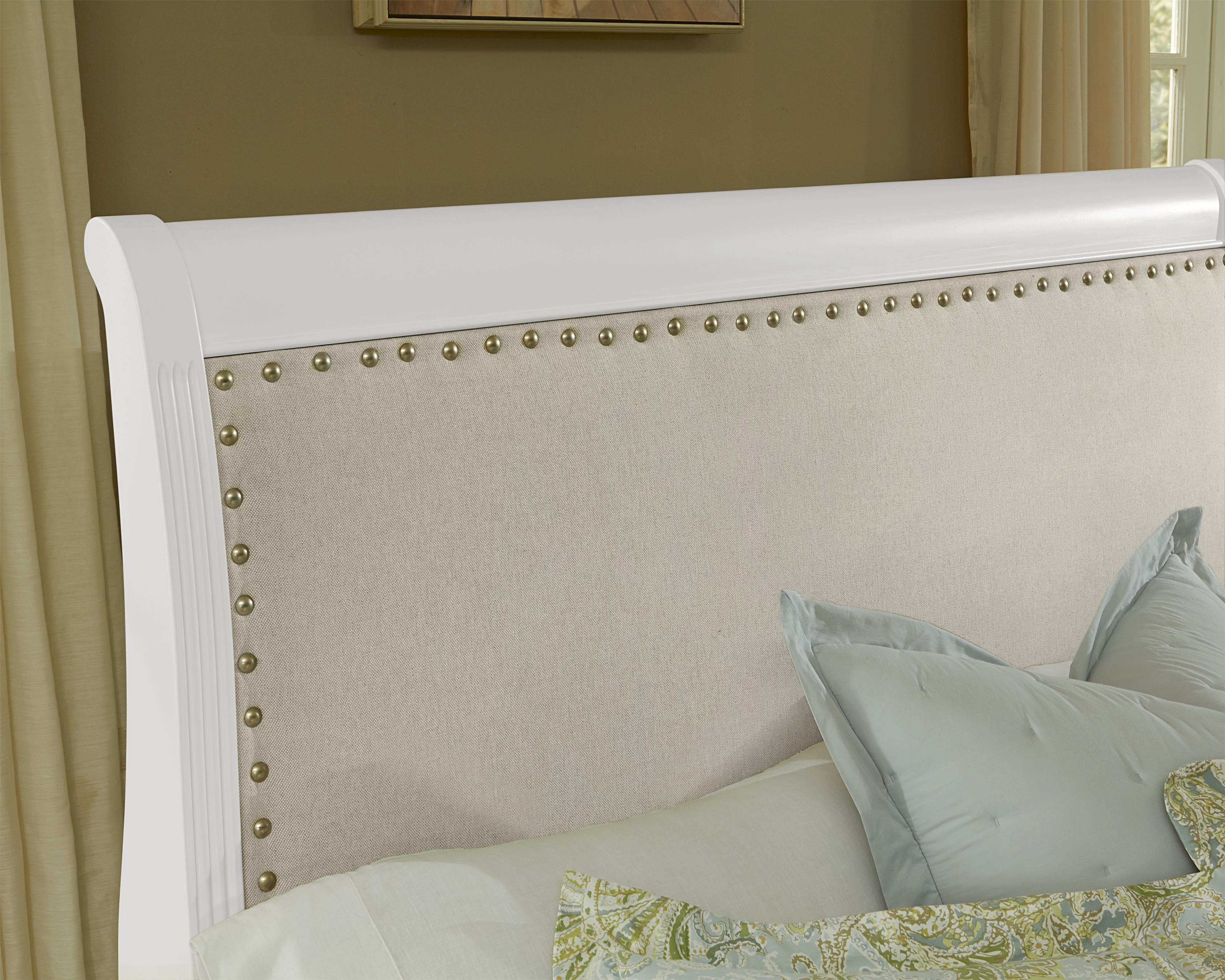 Vaughan Bassett French Market Queen Upholstered Headboard (Linen) Steger's Furniture Headboards